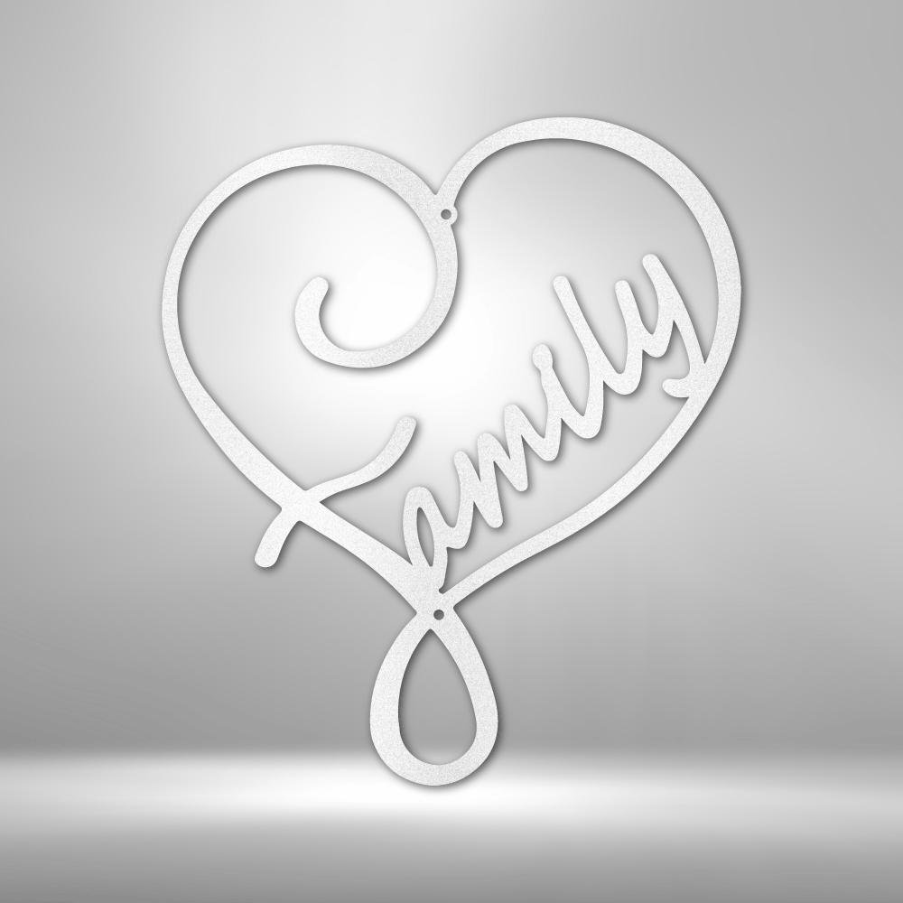 Family Love - Steel Sign - Throttle Society